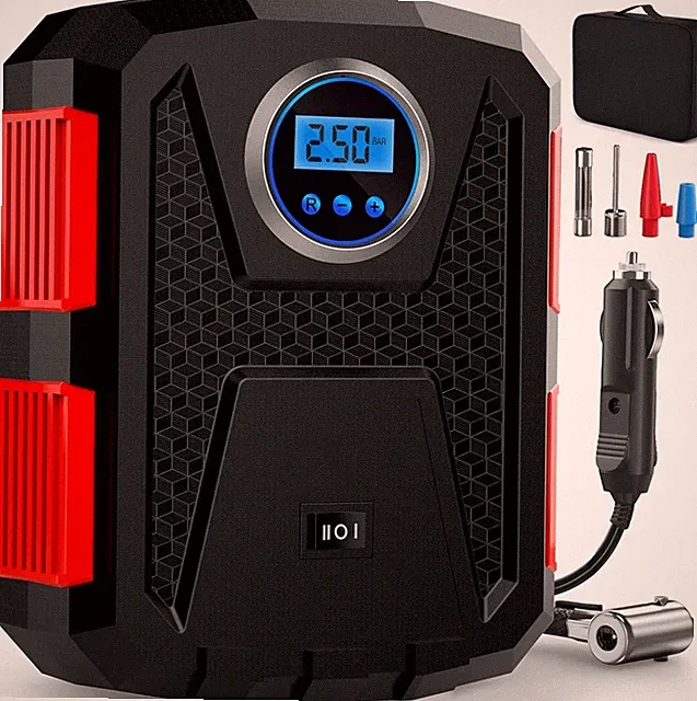 Tire Inflator Portable Air Compressor, Air Pump for Car Tires and Bikes