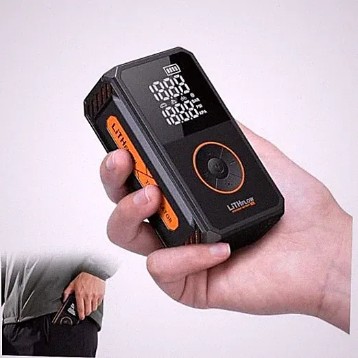 Tire Inflator Portable Air Compressor, Cordless Mini Bike Pump Kit with Large